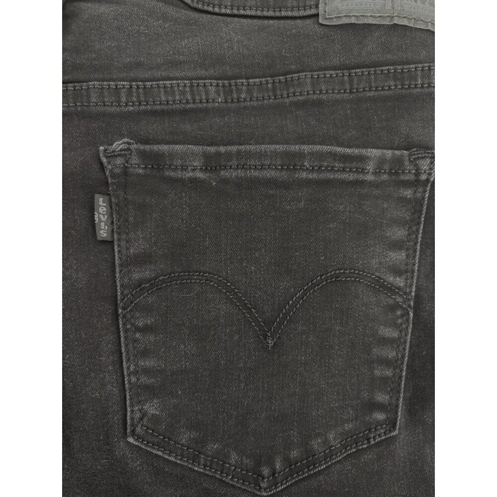Indie Sleaze Levi’s 312 Jeans Black W30 L30 Slim Mid Rise Stretch Classic Rebel - Picture 14 of 16